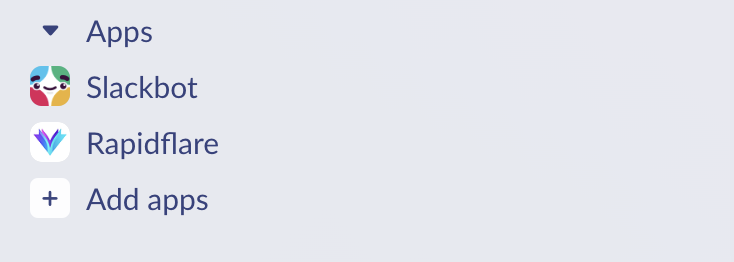 Slack app list
